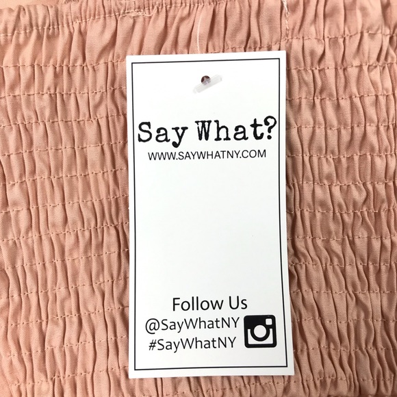 Say What? Spaghetti Strap Padded Mini Dress Small - Picture 7 of 8